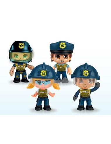 Pinypn Action Figura Policia Especialistas Squad. Surtido