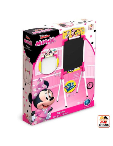 Pizarra Caballete Minnie Reversible