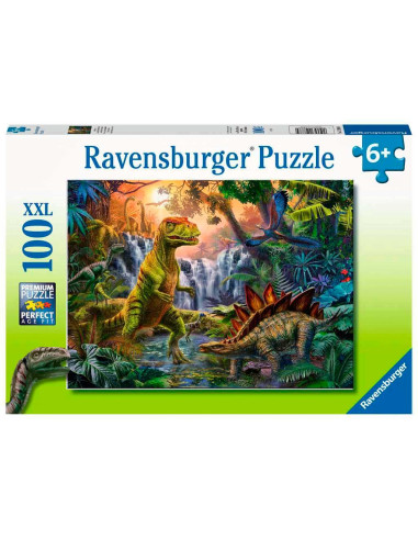 Puzzle Ravensburger Oasis de Dinosaurios 100 Piezas