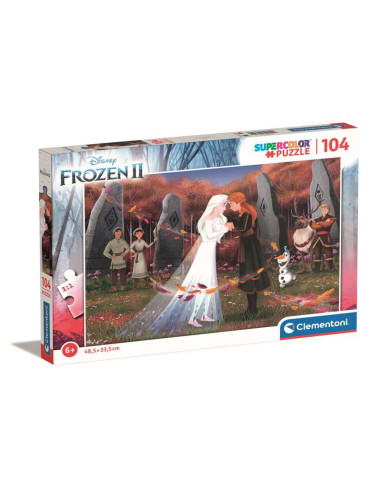 Disney Frozen 2 - 104 piezas - Supercolor Puzzle