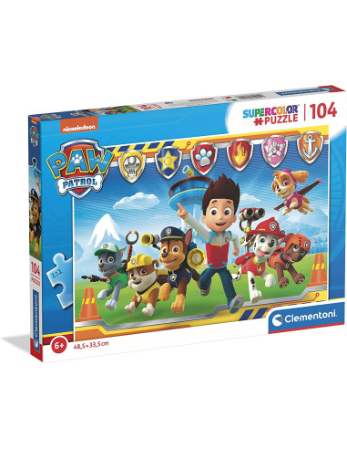 Clementoni Paw Patrol Super Patrulla canina Puzzle, 104 piezas