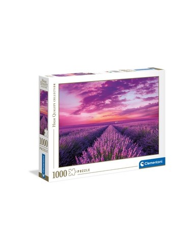 Clementoni, Puzzle 1000pzs Lavender Field