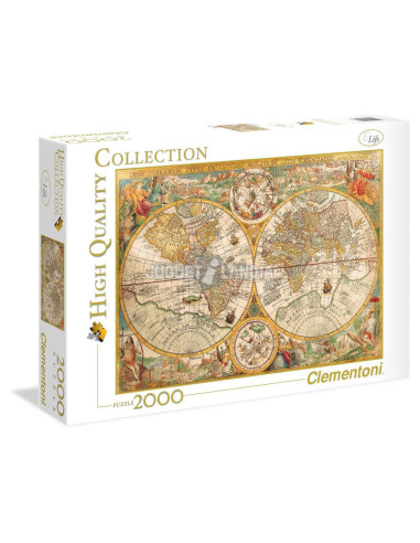 Clementoni, Puzzle Mapa Antiguo 2000 pzs