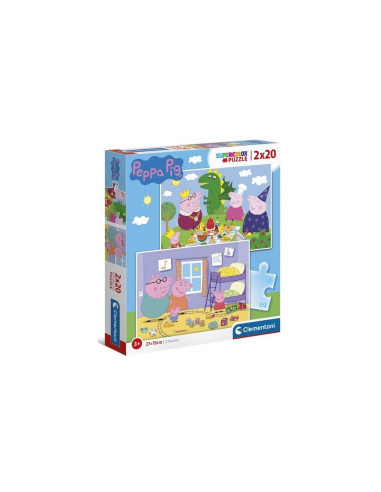 Clementoni, Puzzle 104pzs Peppa Pig