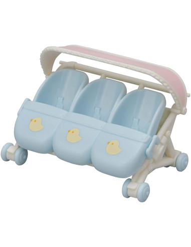 Sylvanian Families Carrito de Trillizos