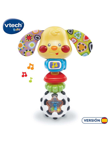 Vtech Sonajero Electrónico Toby El Perrito Con Luz y Voz| Juguete Infantil