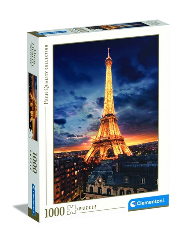 Clementoni, Puzzle Torre Eiffel 2020, 1000pzs