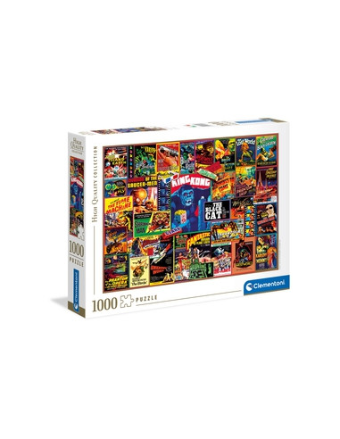 Clementoni, Puzzle 1000pzs Trhiller Classics