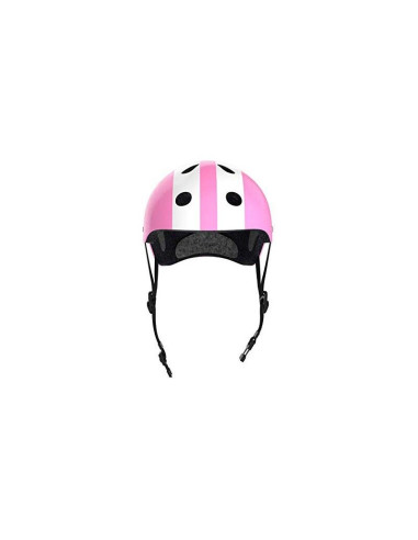 Casco Infantil Rayas Rosa