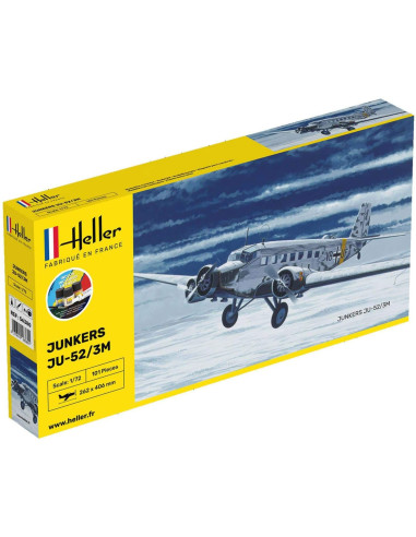 Maqueta Heller Maquette Avion : Starter Kit : Ju-52/3m