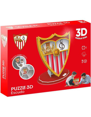 Puzzle Escudo 3D Sevilla FC