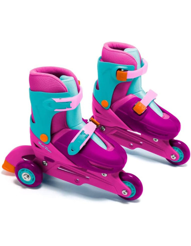 Patines en línea para niños 3 in line Skates Rosa