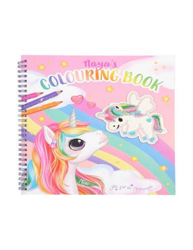 Ylvi libro de colorear con unicornio y lentejuelas