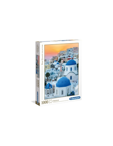 Clementoni, Puzzle 1000pzs Santorini 39480