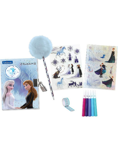 Diario Secreto Electronico Frozen con Luz y Accesorios