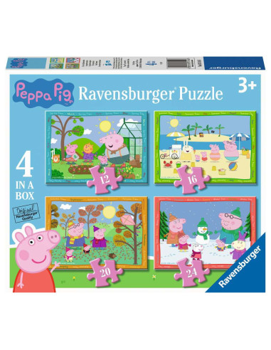 Puzzle Peppa Pig 4 en 1