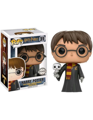 FUNKO POP Harry Potter 31 Harry con Hedwig Exclusivo