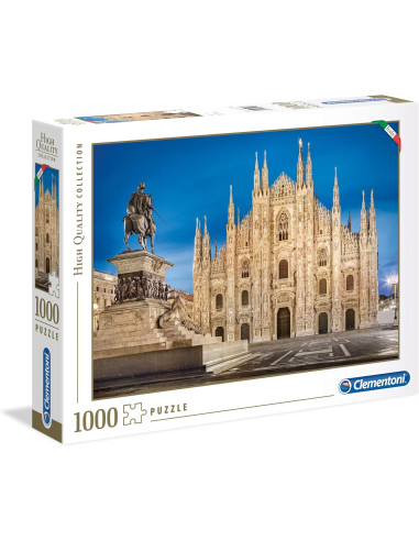 Puzzle 1000 piezas paisaje ciudad Milán