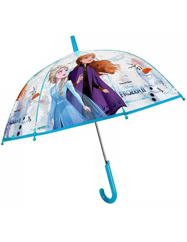 Paraguas automatico transparente Frozen 2 Disney 45cm