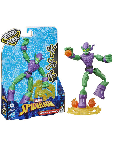 Figura de acción de Green Goblin de Marvel Spider-Man Bend and Flex