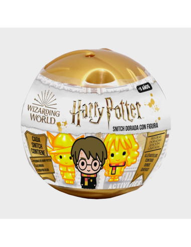 Harry Potter - Snitch Ball con Figura Colección