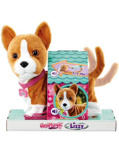 Anmagic - Perrito Lizzie le Corgie - Peluche con función