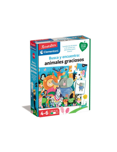 Puzzle Busca y encuentra animales graciosos