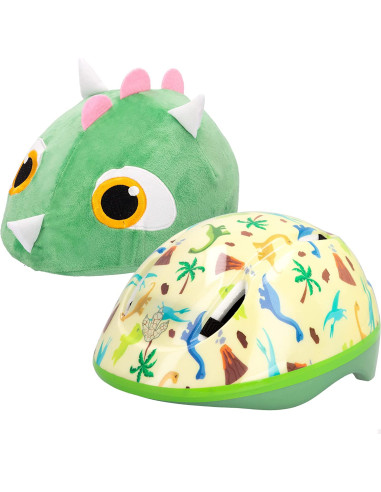 Casco Funda Peluche 3D Dinosaurio