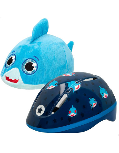 Casco Funda Peluche 3D Tiburon