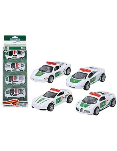 Coche Guardia Civil Fun Speed & Go, 4 pcs