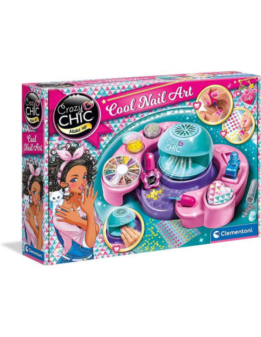 Clementoni - Crazy Chic Cool Nail Art - Estudio de manicura infantil