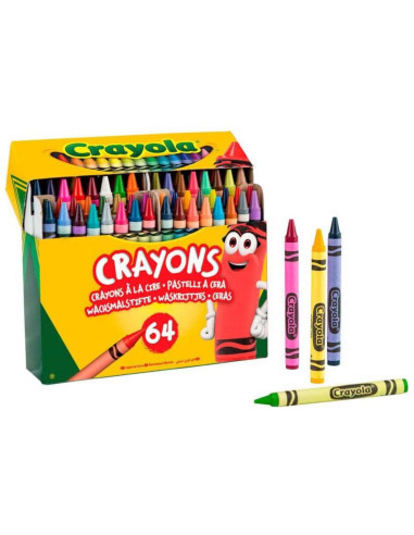 Crayola Estuche 64 Ceras de Colores