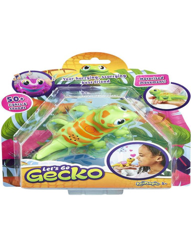 Mascota Let´s Go Gecko Verde