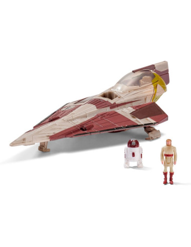 Star Wars Nave Delta 7B Jedi Starfighter y Figuras