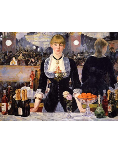 Puzzle 1000 Manet: Al Bar de la Folies-Bergère