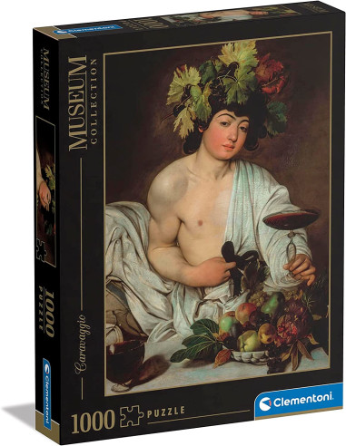 Clementoni Puzzle Museum Collection-Caravaggio, Bacchus 1000 Piezas