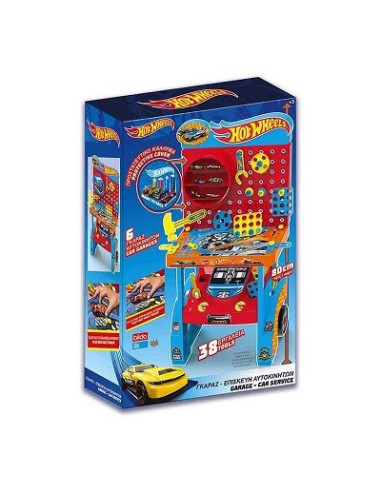 Hot Wheels Garaje Y Banco De Herramientas