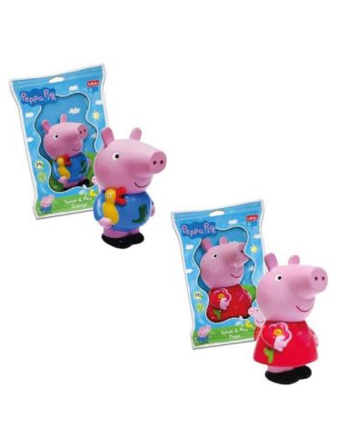 Figura Squeeze 11 Cm de Peppa Pig y George. Surtido 