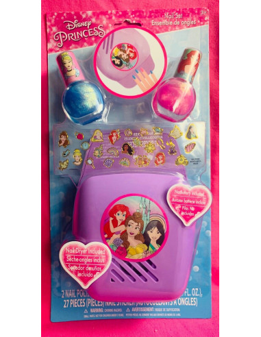 Juego Secador De Uñas Princesas