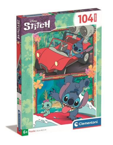 Puzzle 104 piezas Super Disney Stich