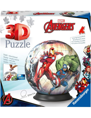 Puzzle 3D Avengers, Puzzle Ball, 72 Piezas