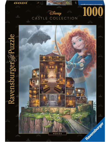 Puzzle Merida - Disney Castles, Colección Disney Collector´s Edition, 1000 Piezas