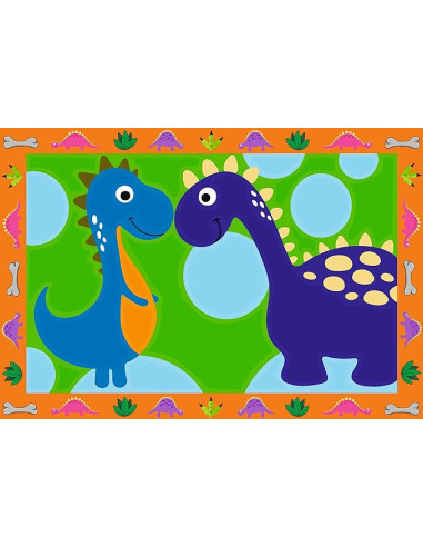 CreArt Serie Junior: Dinosaurios, Kit para Pintar por Números