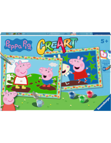 CreArt Serie Junior: Peppa Pig, Kit para Pintar por Números