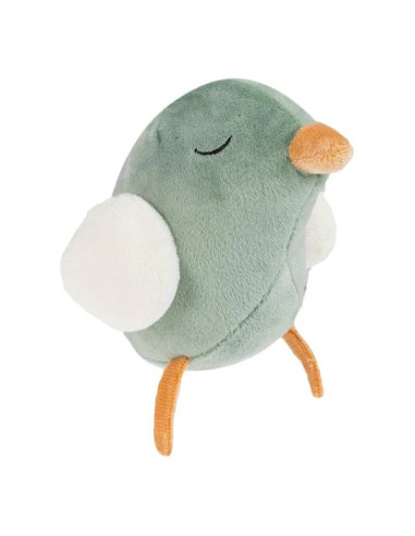 Peluche Sonajero Pájaro Verde 15 cm