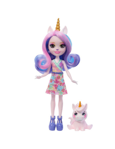 Enchantimals Sunshine Island Muñeca Con Mascota Unicornio