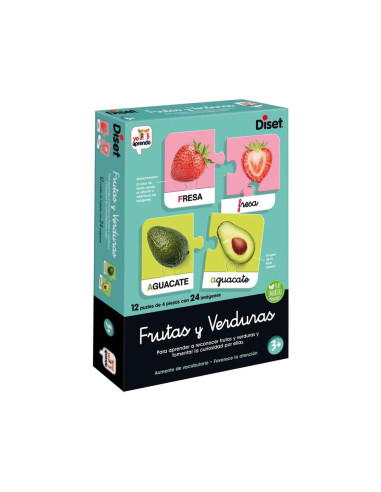 Juego Educativo Frutas y Verduras