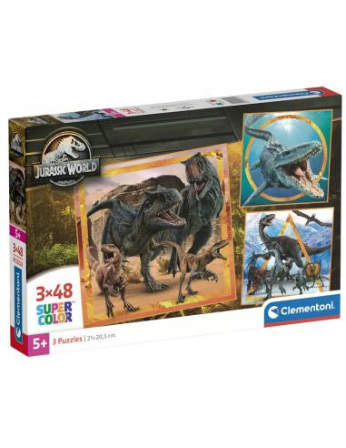 Puzzle Jurassic World 3x48pzs