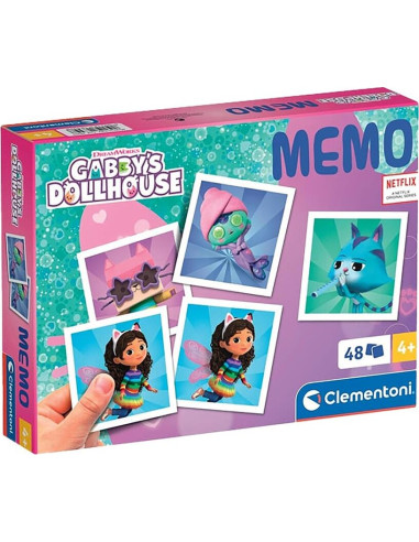 Memo Pocket Gabby´s Dollhouse - Juego de Memoria