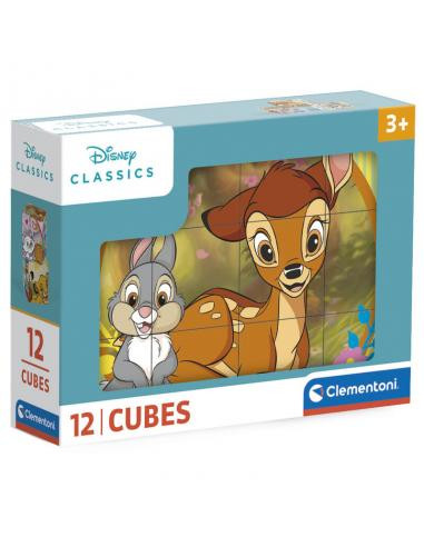 Puzzle Cubo Bambi Disney 12pzs